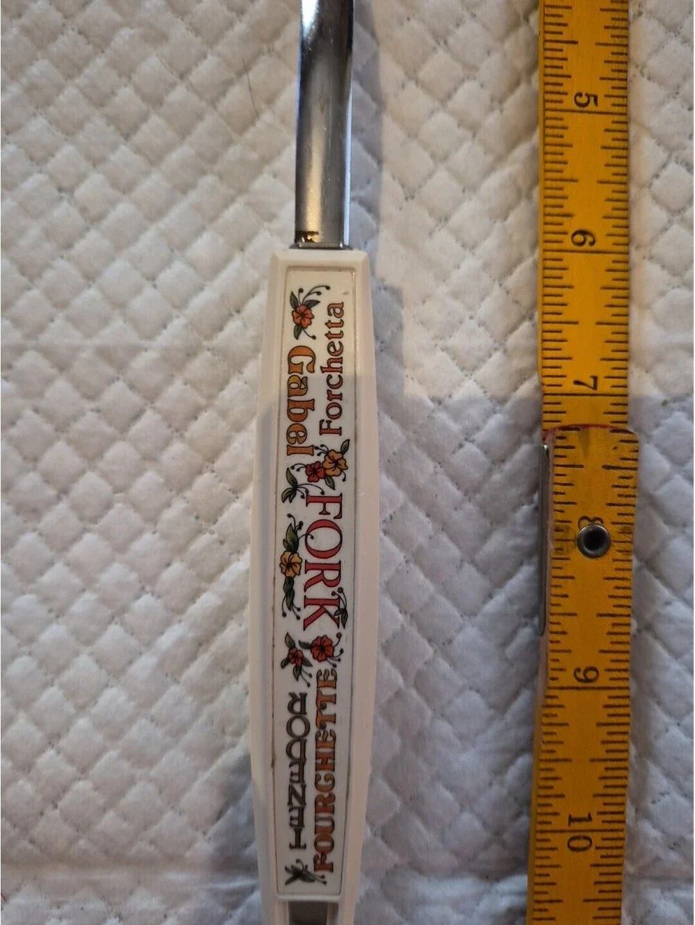 VINTAGE EKCO MEAT SERVING COOKING FORK UTENSIL